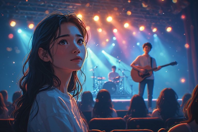 Bintang, Bulan dan Langit Malam