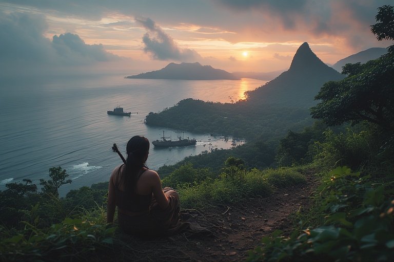 Cerita Rakyat Dari Banten : Kisah Asal Muasal Gunung Pinang