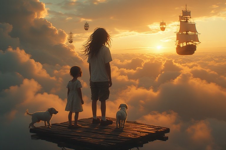 Kapal yang Berlayar di Langit Lama