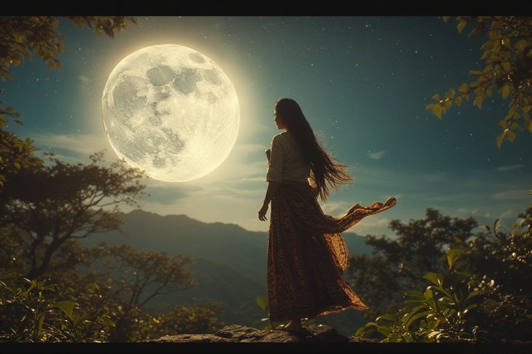 Nyai Anteh sang penunggu bulan